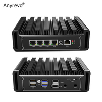 2.5G miękki Router Intel Pentium złoty 7505 dwurdzeniowy 4 x i225v-B3 HDMI DP pfSense OPNsense ROS VPN serwer zapory sieciowej AES-NI VS N6005 3